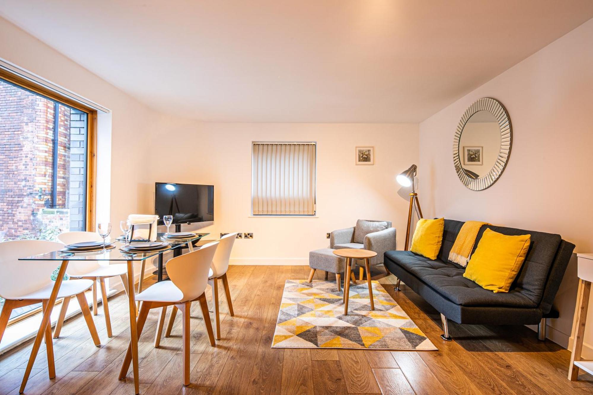 Stylish 2 Bed Apt 18 - City Centre, Free Parking, Espresso Machine & Netflix - Hosted By Stay Host Save Sheffield Eksteriør bilde